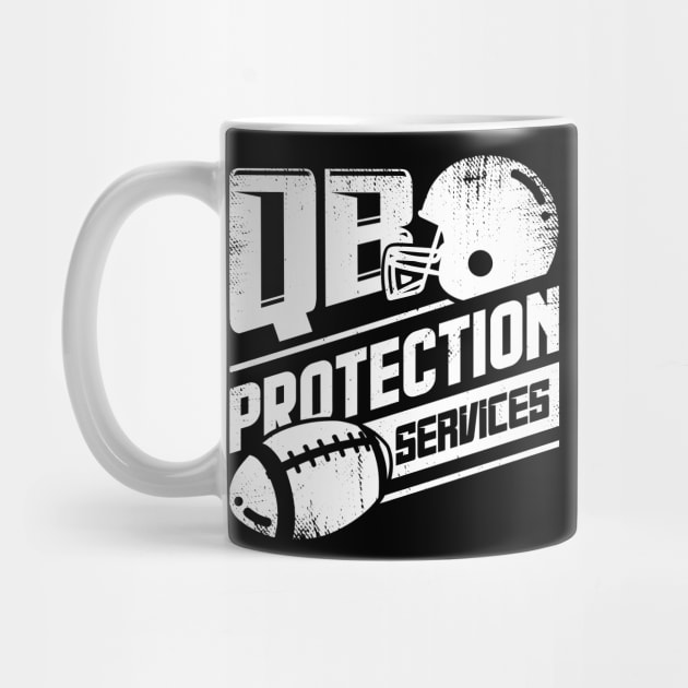 QB Protection Services Offensive Lineman Gift by Dolde08